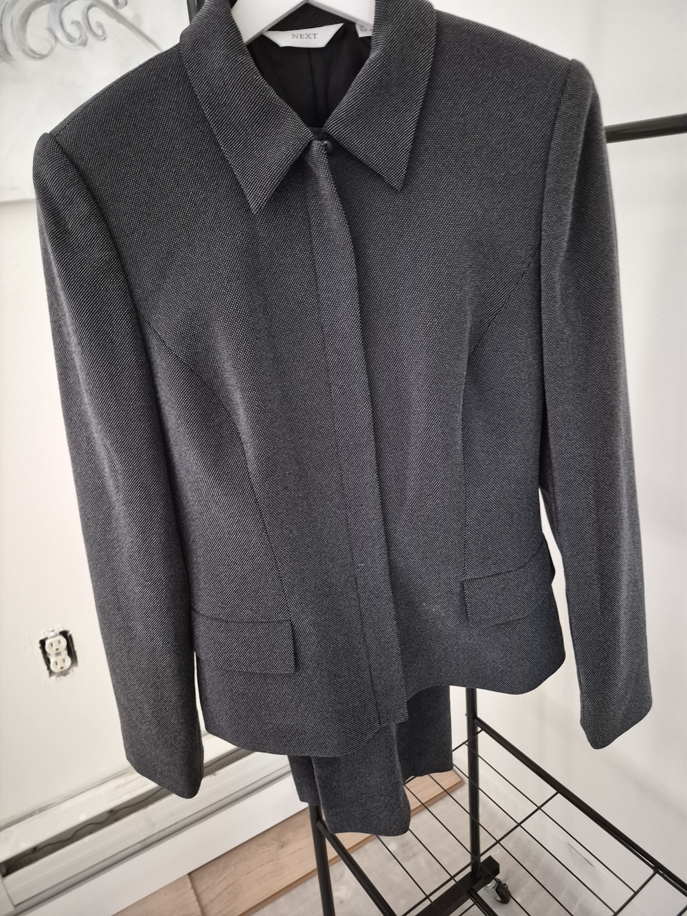 NEXT Women's Dark Gray Tailored Jacket And Trousers